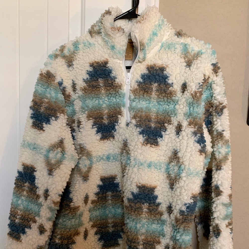 Aztec Sherpa Pullover